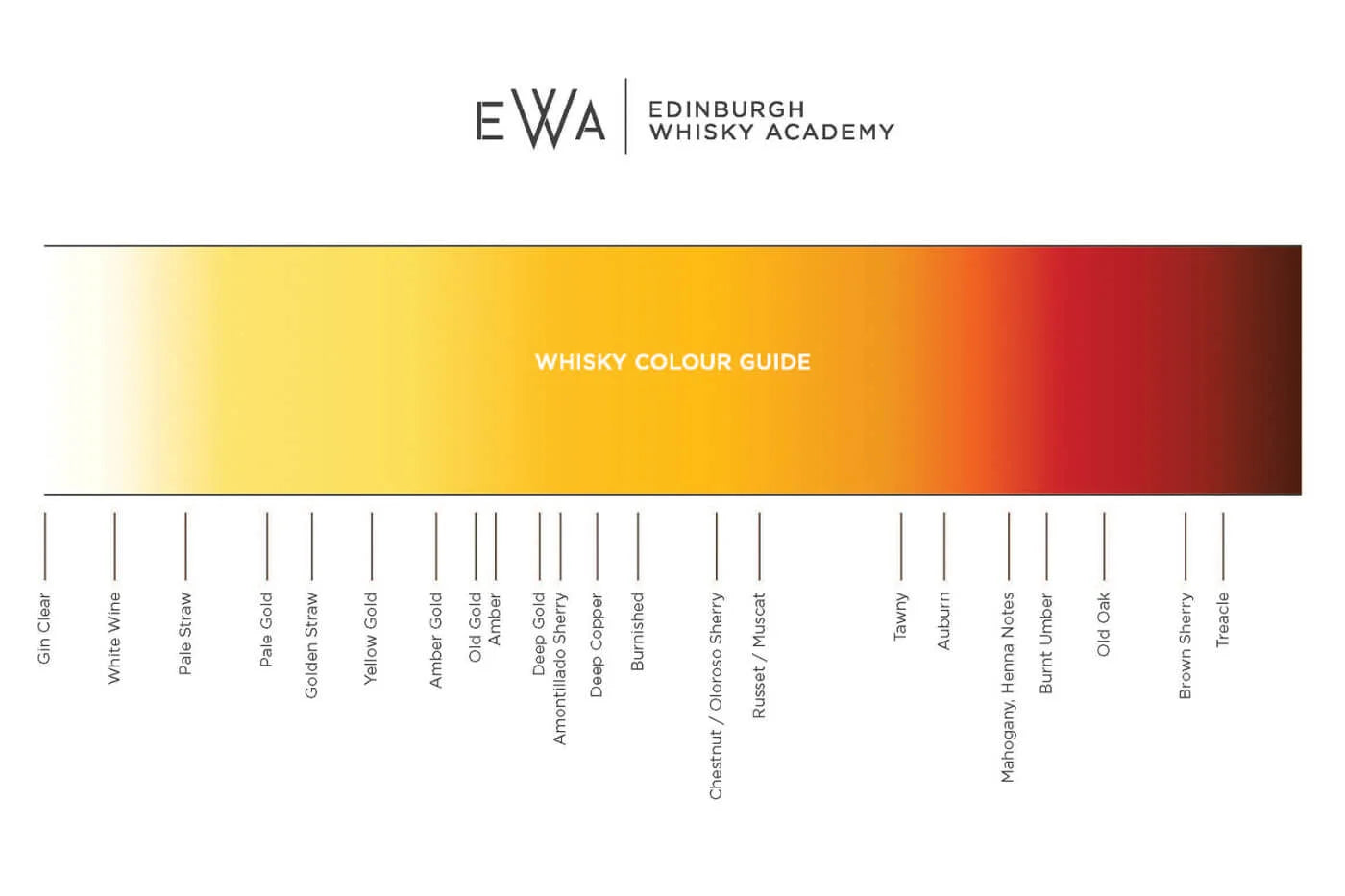 Whisky colour guide Edinburgh Whisky Academy