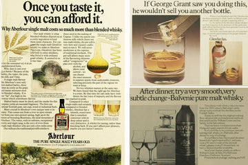 Advertising single malt whisky (1950s to 1980s)