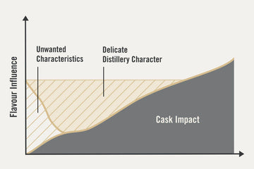 Whisky maturation: Cask influence over time