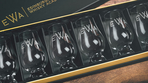 Box of 6 Branded Glencairn Glasses