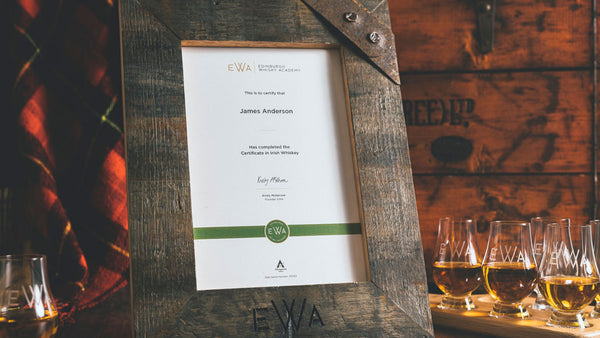 Completion Certificate & Pin Badge (Certificate in Irish Whiskey)