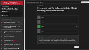 Certificate in Scotch Whisky
